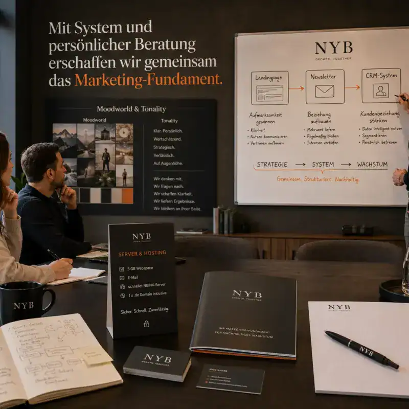 Professionelle WordPress-Instanz Beratung und Systemintegration bei NYB.